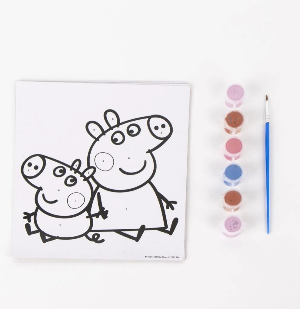 Purcelușa Peppa Fun set de pictură cu numere