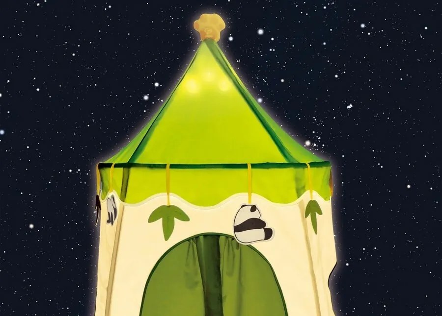 Cort pentru copii Hape cu iluminare LED - Panda