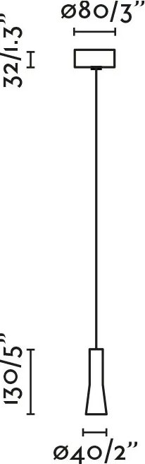 Pendul LED stil minimalist NINA alb