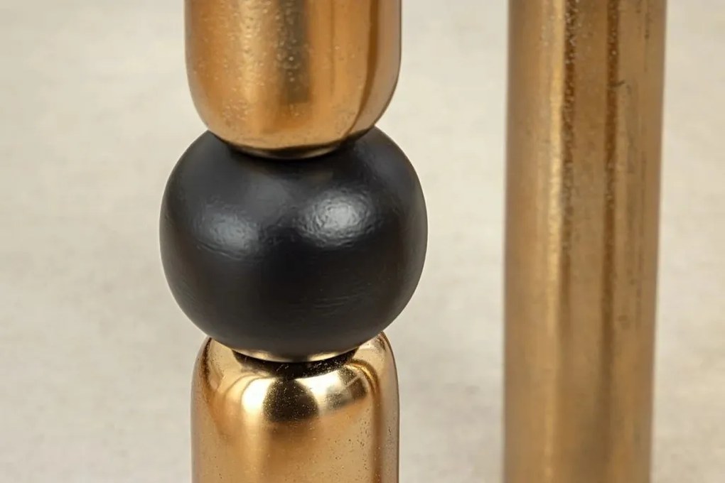 Masuta Laterala, Aluminiu, Auriu, ABSTRACT 55cm