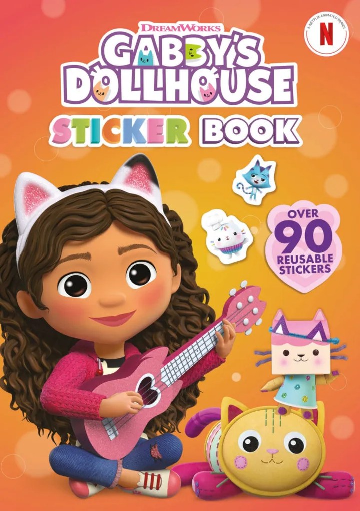 Gabby&#039;s Dollhouse Sprinkle Party set de colorat și autocolante