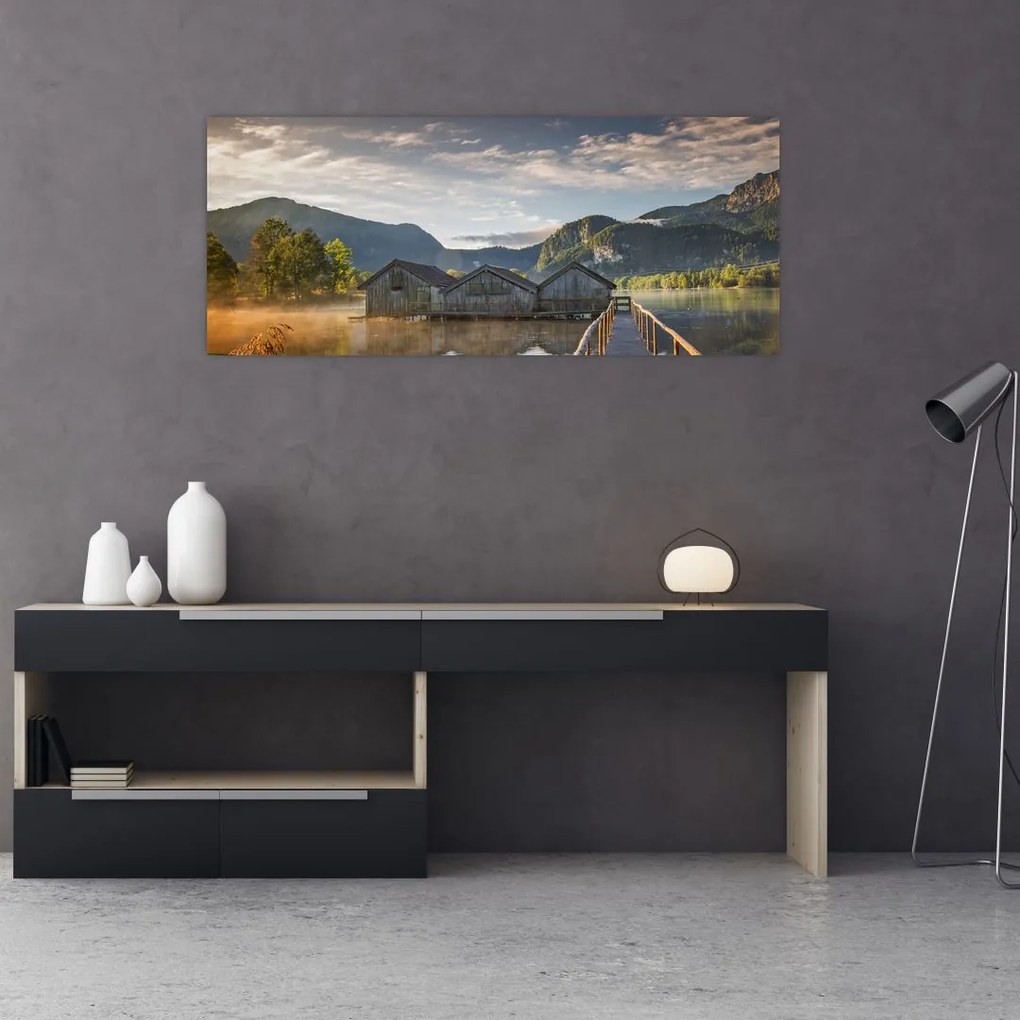 Tablou cu lac (120x50 cm)