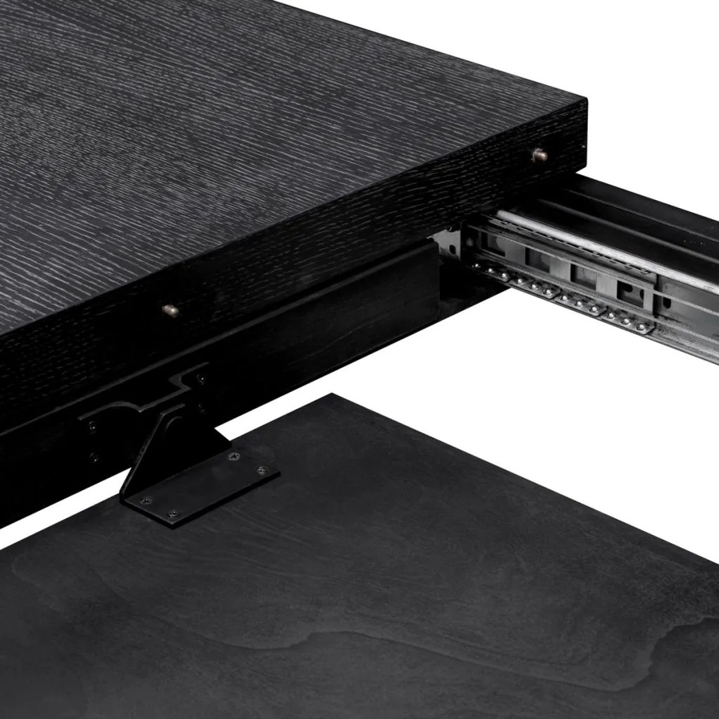 Masa extensibila LUX Gri Carbune Atelier L, 280-350cm