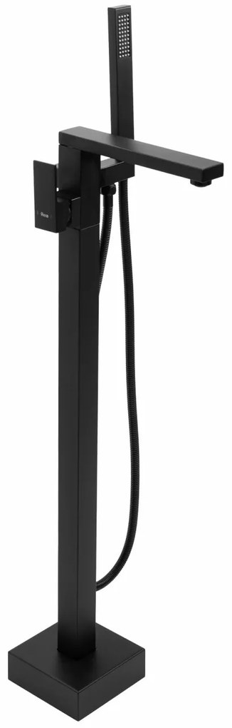 Baterie freestanding Tery negru H88,5 cm
