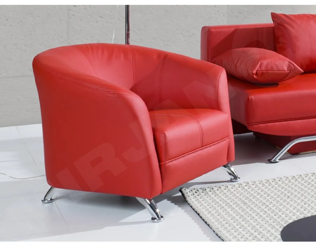 Fotoliu Alaric (piele ecologică Soft 010). Promo -17%. 1058162