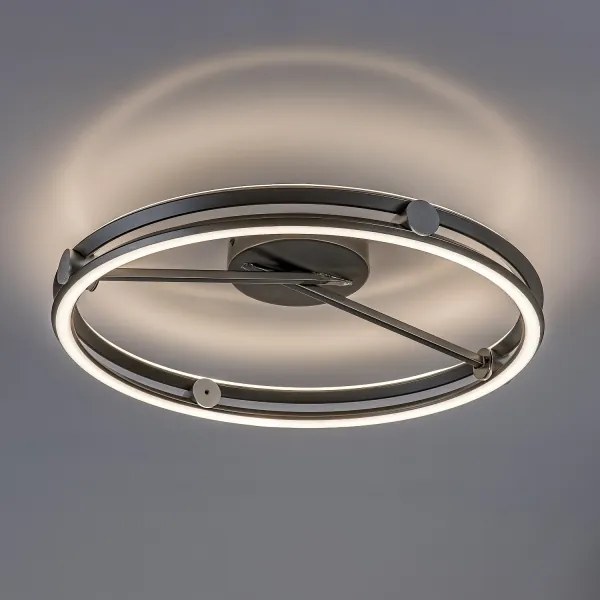 Rabalux 71277 - plafonieră LED dimabilă TRIXO 60W/230V 3000-6500K Ø 50 cm gri + telecomandă