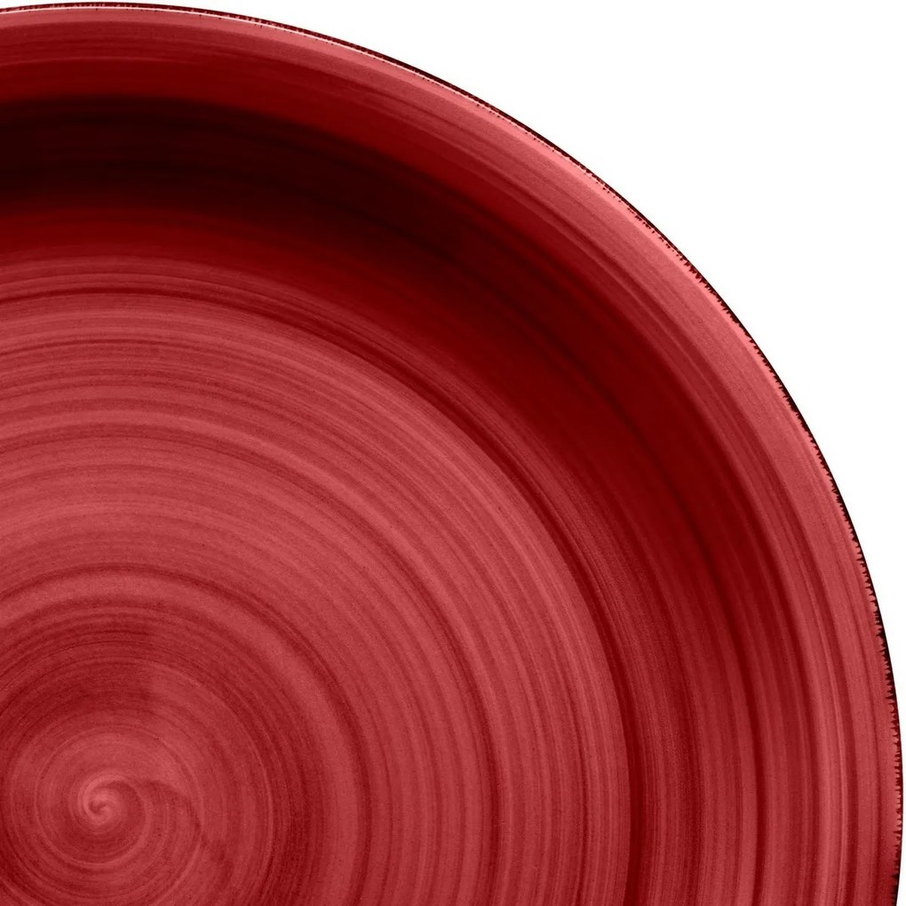 Mäser Set of 6 shallow plates Bel Tempo 27 cm, red