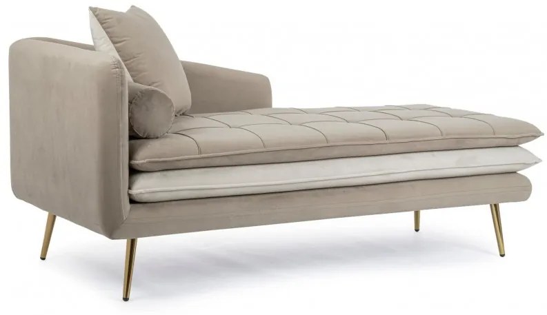 Pat de zi / sezlong design modern SOPHIE TAUPE 0735305 BZ