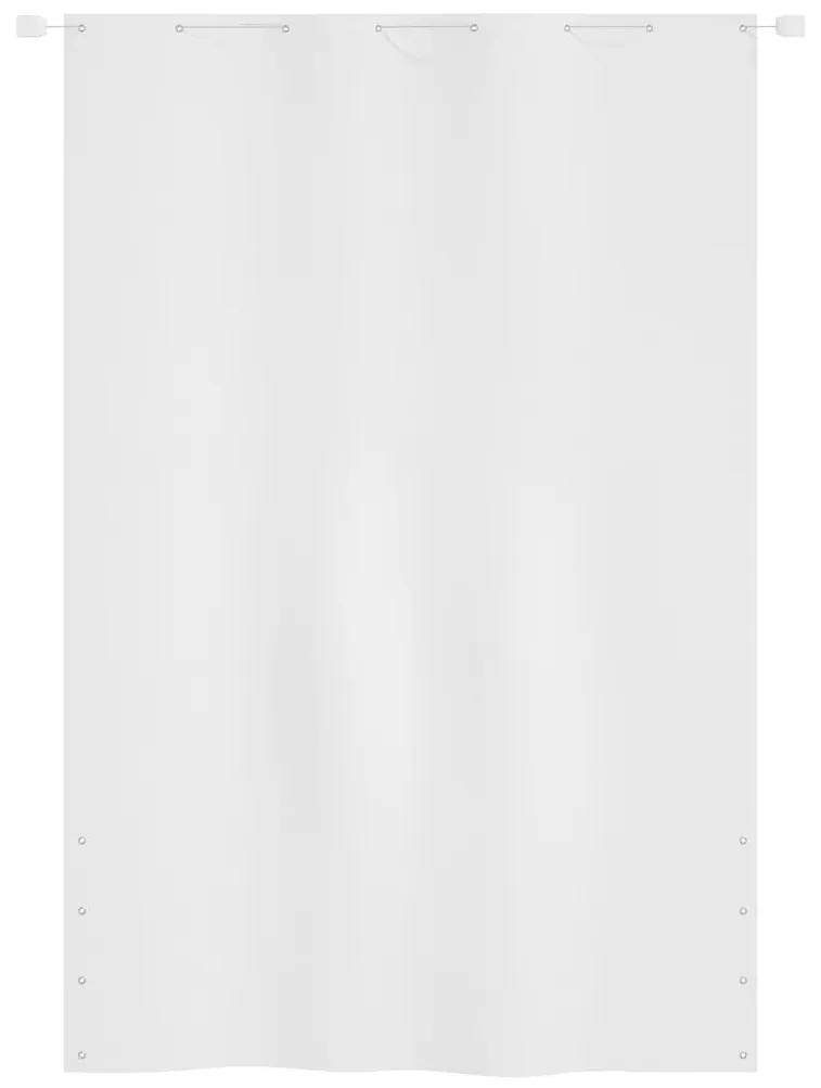 Paravan de balcon, alb, 160 x 240 cm, tesatura oxford Alb, 160 x 240 cm