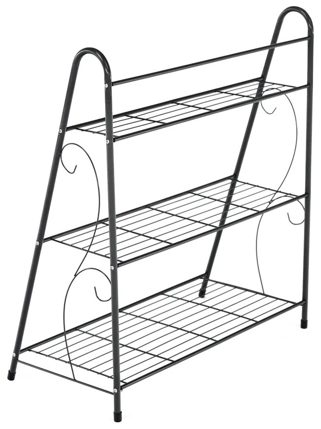 Raft metalic Veruma,  gri închis