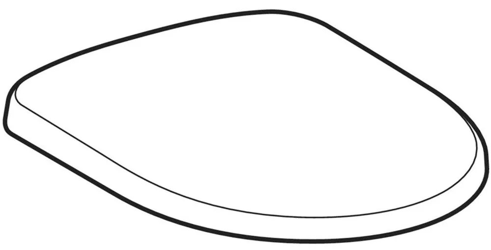 Capac de toaleta, duroplast, Softclose, alb Alb