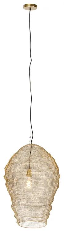 Lampă suspendată orientală aur 70 cm - Nidum