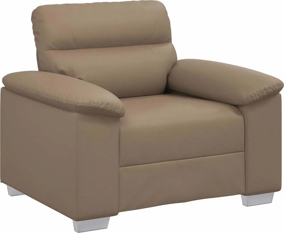 vidaXL Canapea Scaun Cappuccino 100x81x84 cm piele artificială