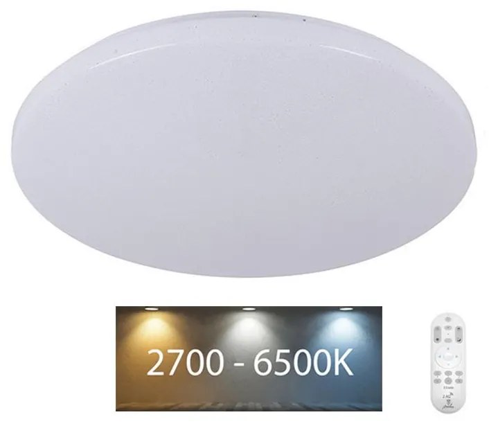 Plafonieră LED dimabilă STAR LED/50W/230V 2700-6500K + telecomandă