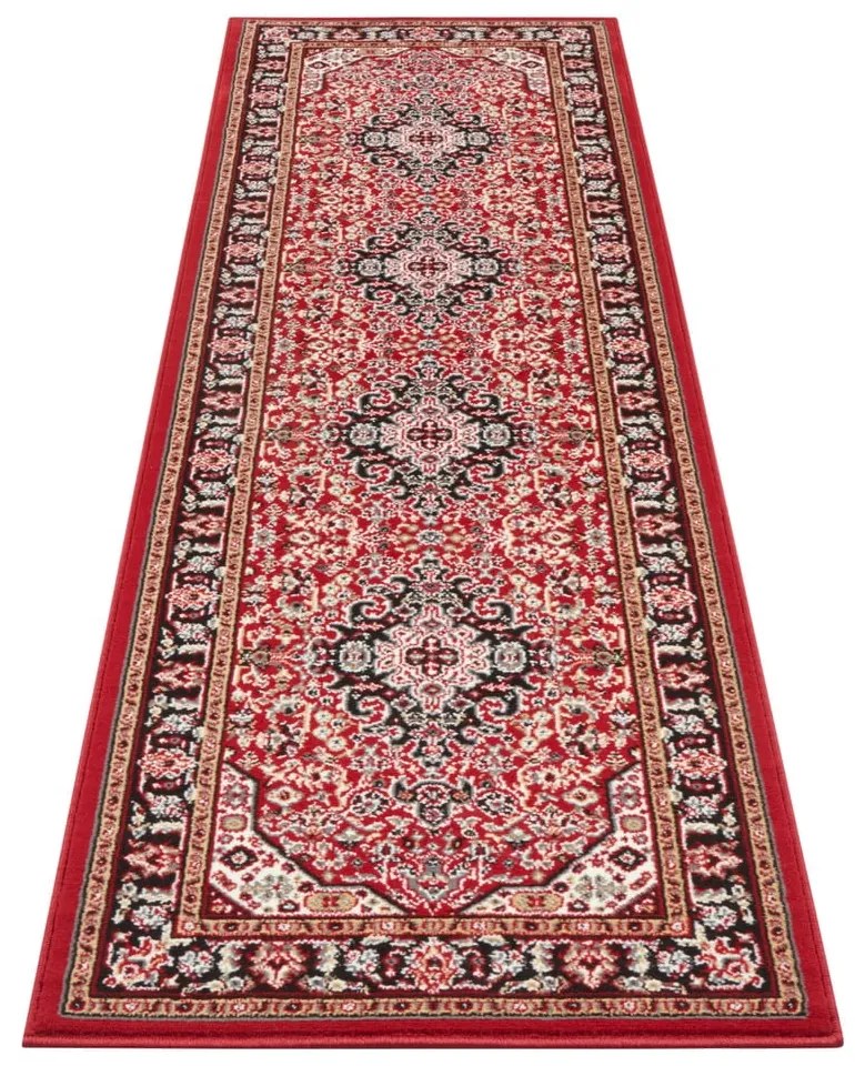 Traversă Nouristan Skazar Isfahan, 80 x 250 cm, roșu