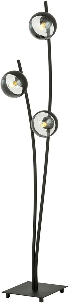 Emibig Hunter Stripe lampă de podea 3x40 W negru 1101/LP3