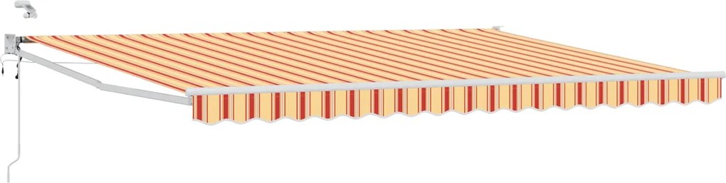 vidaXL Cort electric retractabil Multicolour 4,5 × 3 m