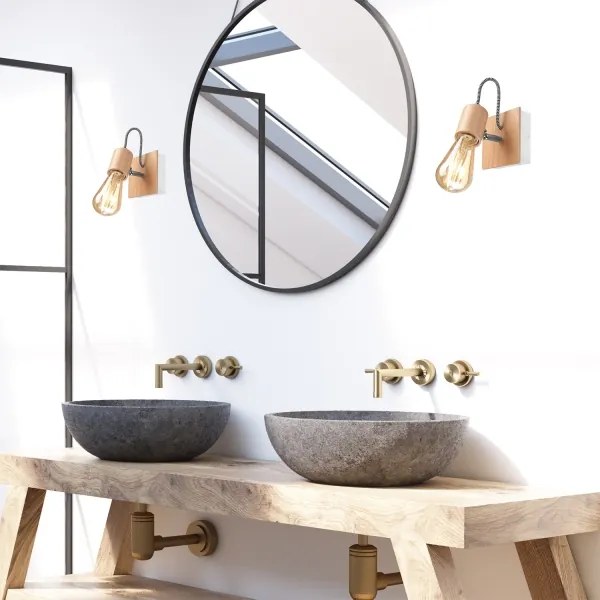 Aplica de perete GUSTAVO 1xE27/60W/230V