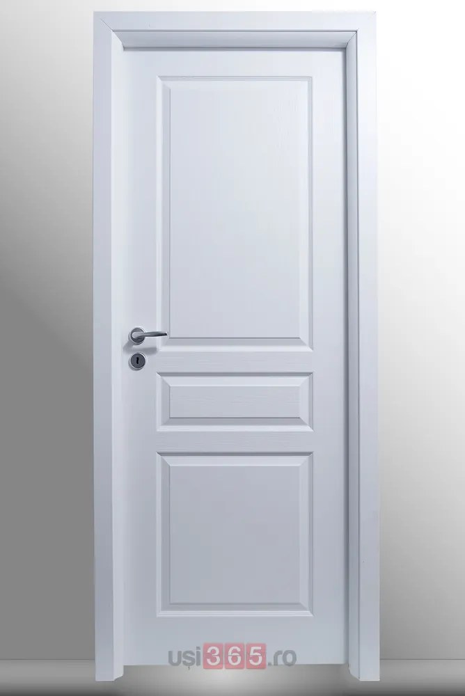 Usa cu toc reglabil PORTA VIENA - ST DR 120-160 mm - 100% Rezistent la Apa, Alb, Vopsea Standard