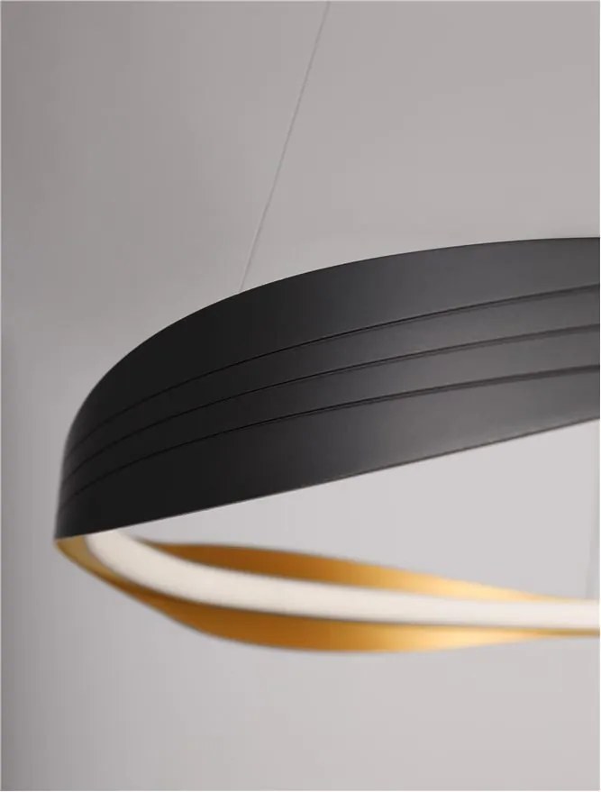Lustra LED CCT moderna cu telecomanda Platinum 60cm