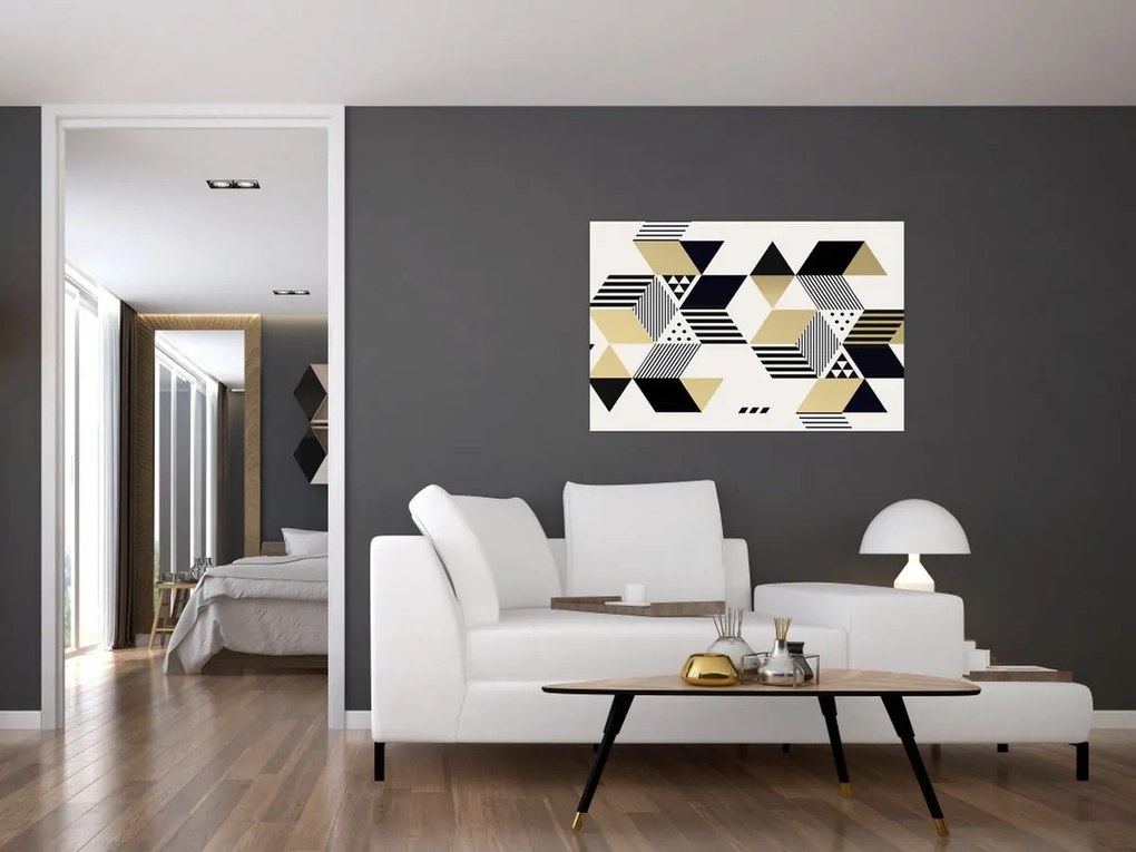 Tablou - Forme geometrice N⁰1 (90x60 cm)