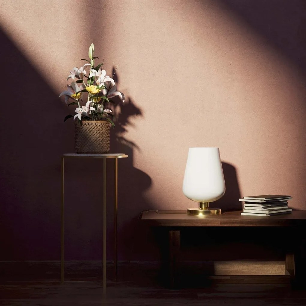 Veioza design italian din alama si sticla Talis