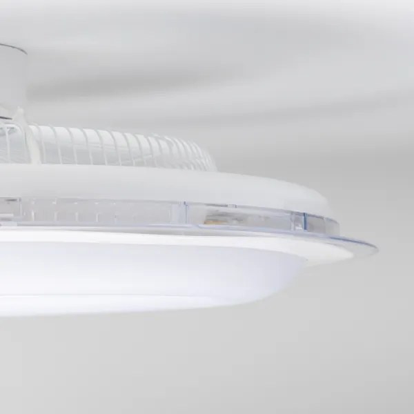 Plafonieră LED dimabilă cu ventilator Brilagi RONDA LED/48W/230V alb + telecomandă