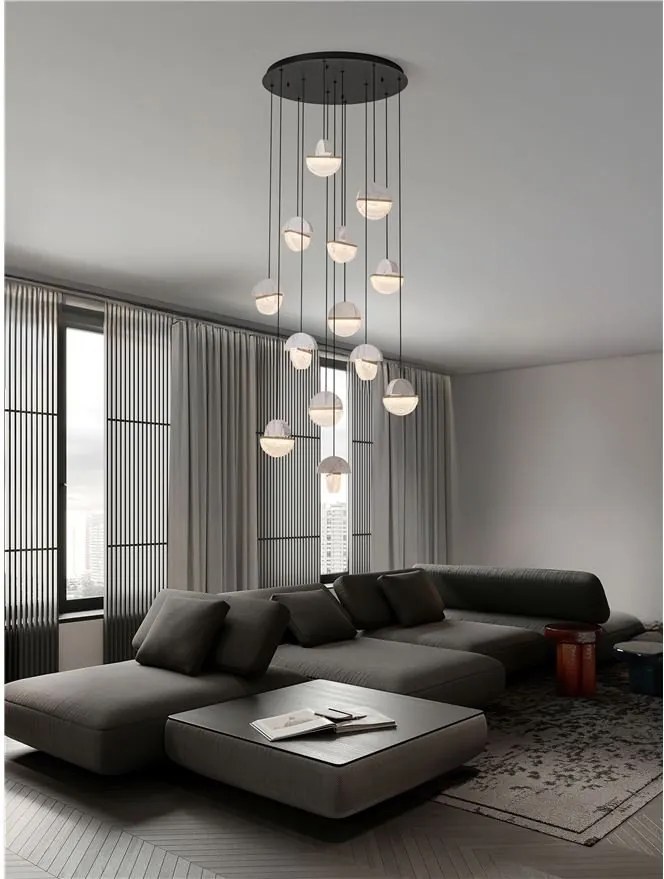 Lustra LED decorativa casa scarii 2700K DORIN