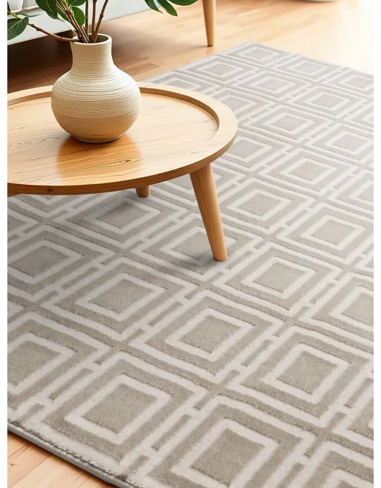 Covor crem 200x280 cm Perles Howlite – Elle Decoration