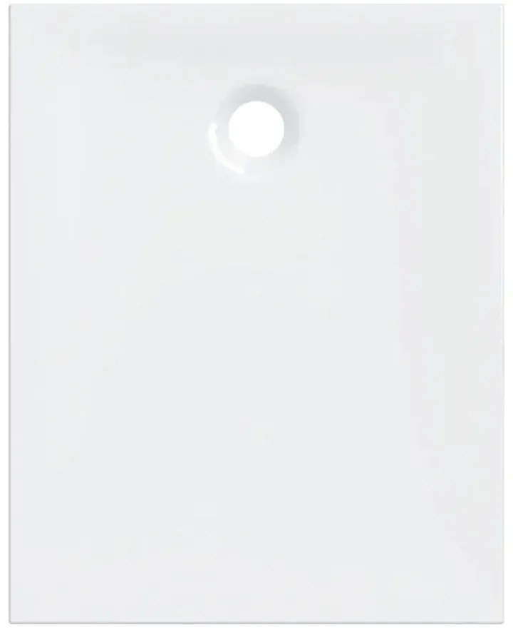 Cadita de dus dreptunghiulara Geberit Nemea acril alb 100x80 cm