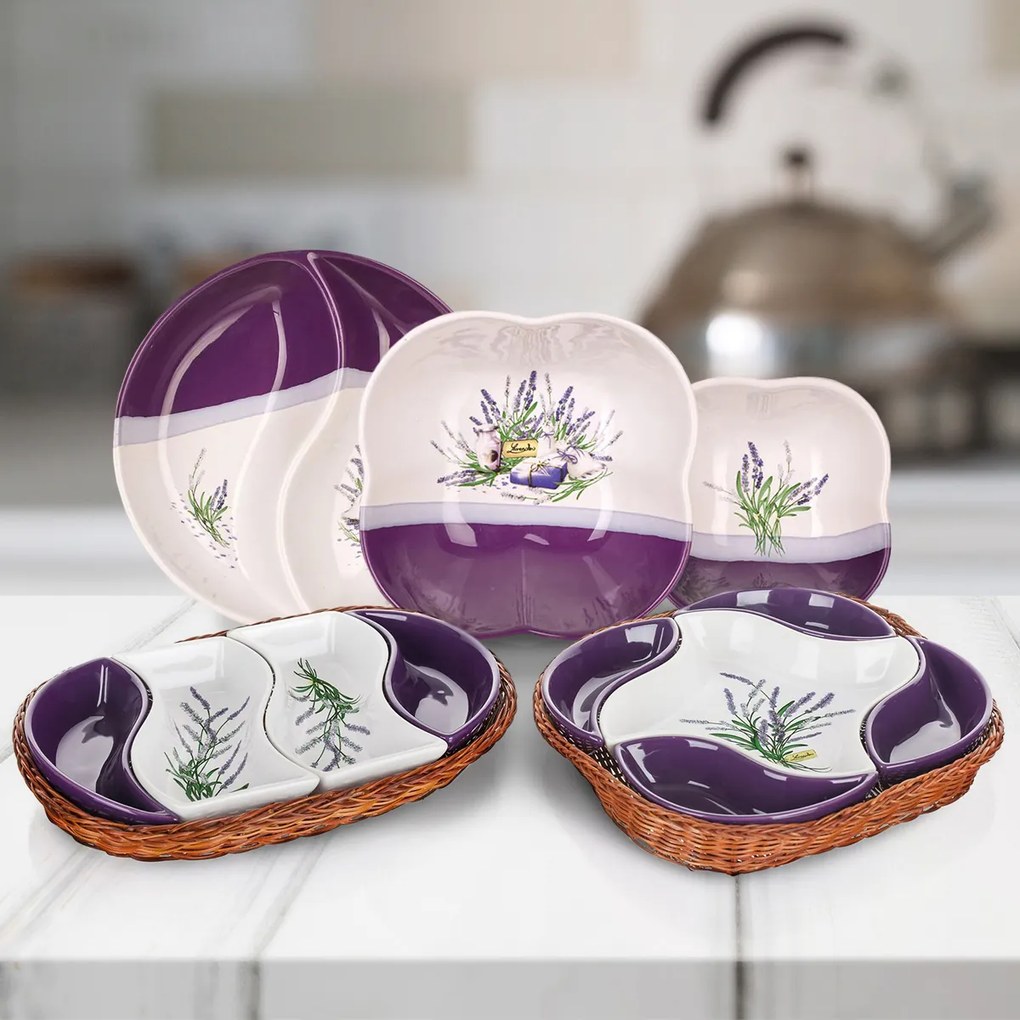 Castron rotund de servire Banquet LAVENDER 20,5 cm