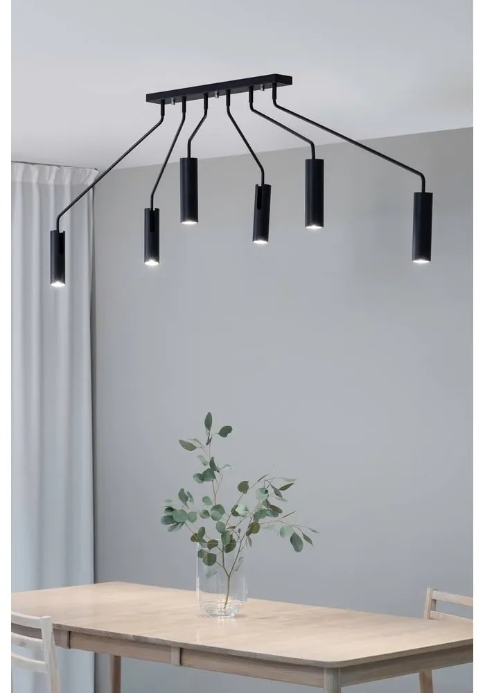 Plafonieră neagră cu abajur din metal Ramus - Markslöjd