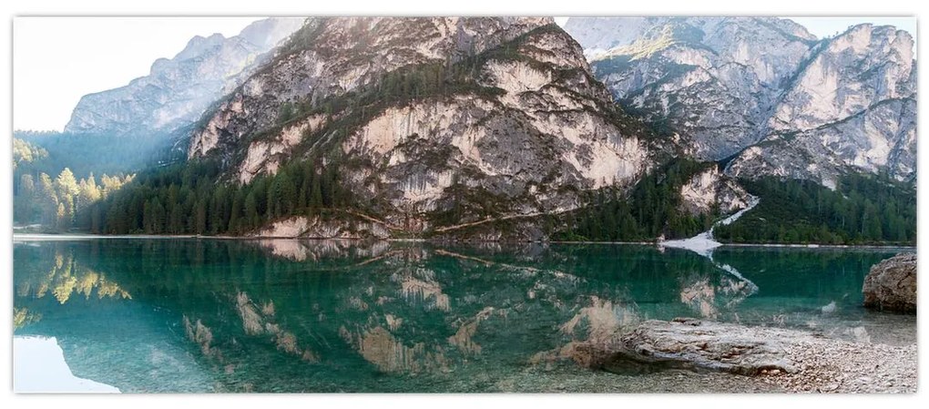 Tablou cu lac montan (120x50 cm)
