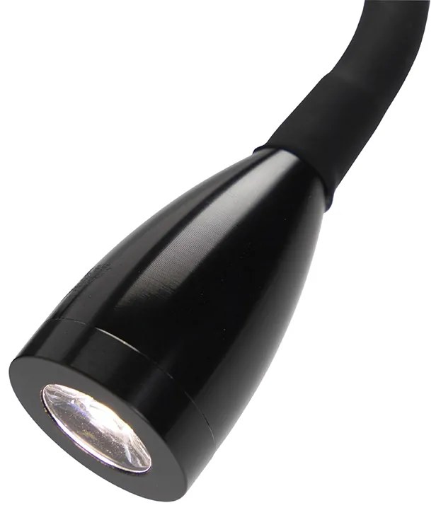 Lampă de perete modernă flexibilă neagră LED - Flex