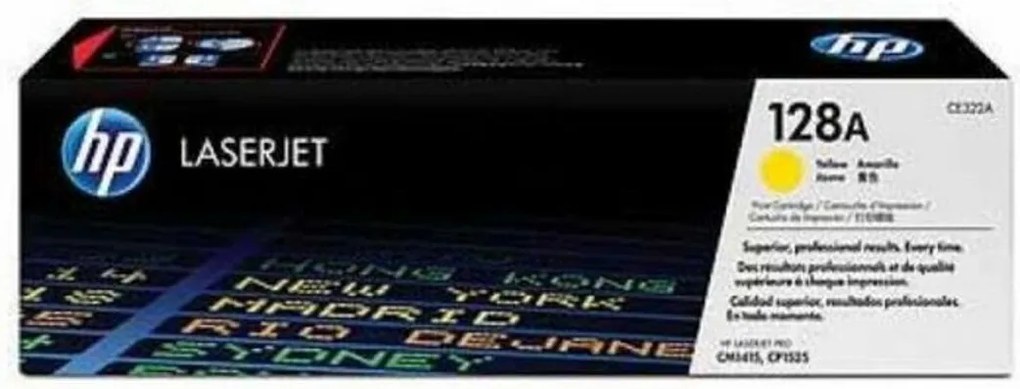 Toner Original Hewlett Packard CE322A Galben (1 Unități)