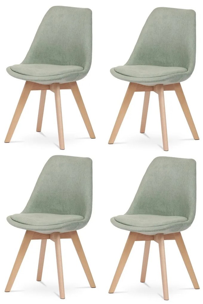 Set de scaune de sufragerie CT-751 GRN2, 4 buc.