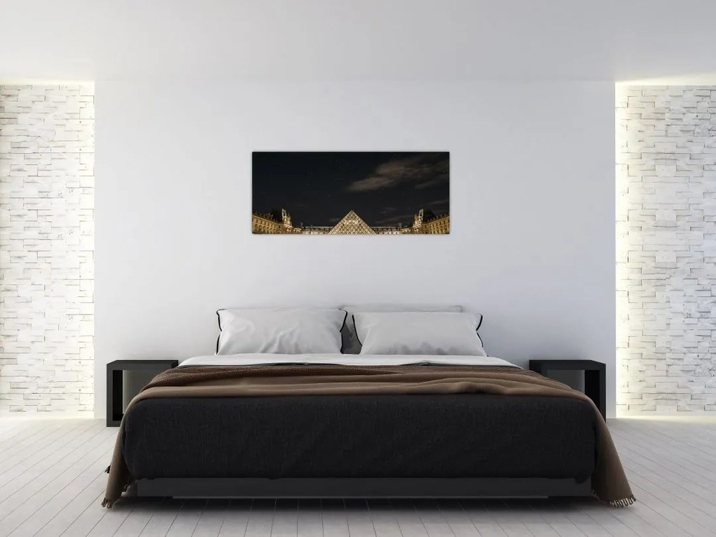 Tablou - Louvre nocturn (120x50 cm)