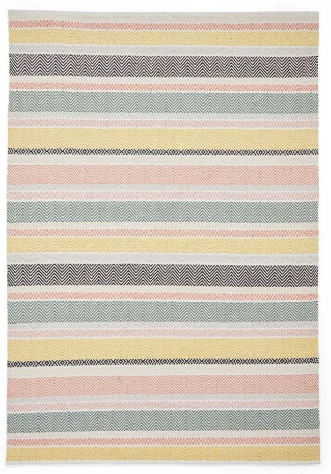 Covor țesut manual din bumbac 80x150 cm Cascade Pastel Multi – Think Rugs