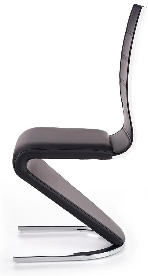 Scaun de bucaterie Medisen, negru/alb
