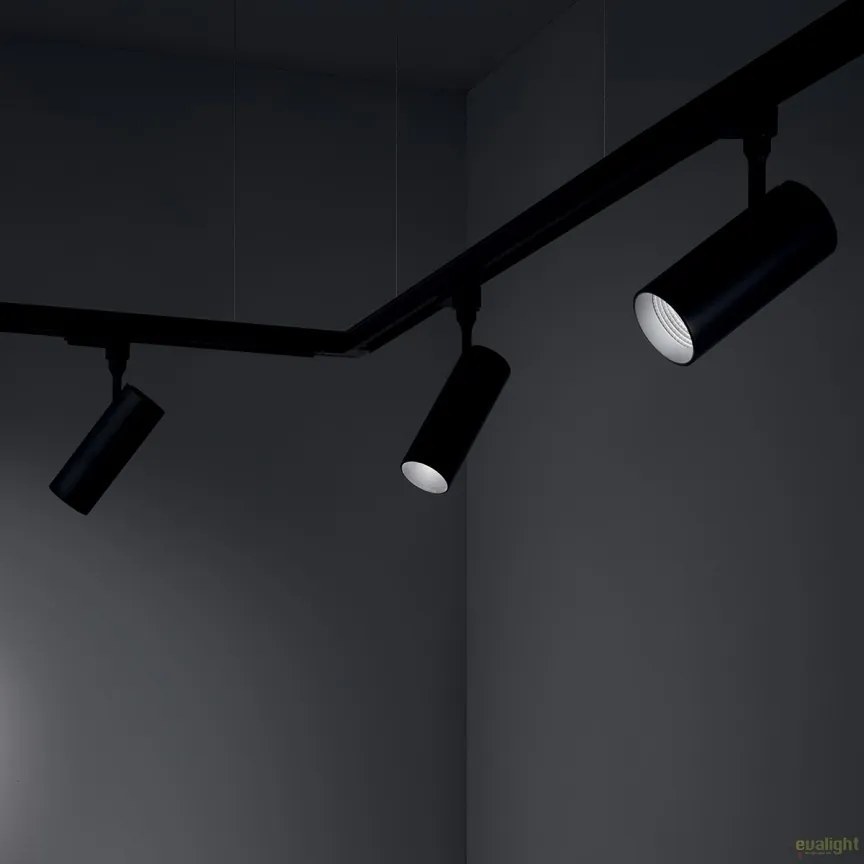 Spot LED pe sina directionabil SMILE mini 15W 3000K CRI90 36° negru 189789