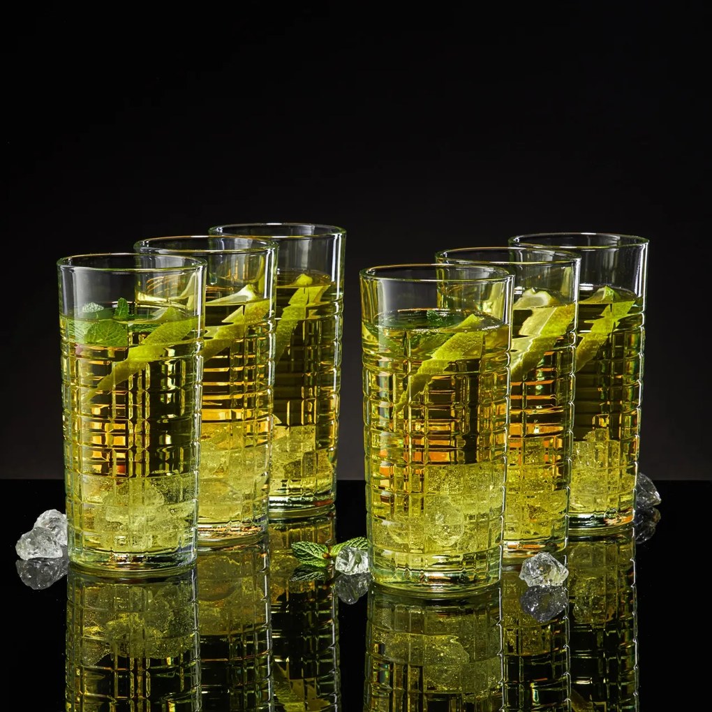 Set 6 pahare long drink 350ml, Jack