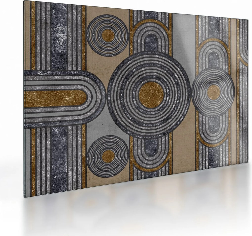 Tablou pe sticlă - Modele decorative (70x50 cm)