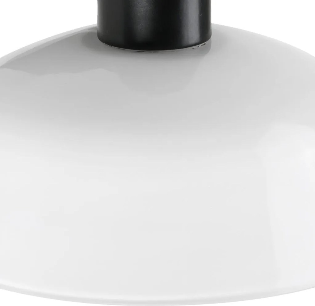 Lustra/Pendul metal TATAWIN M negru, alb