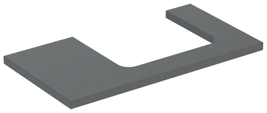 Blat pentru lavoar Geberit One cu decupaj in dreapta lava mat 90 cm