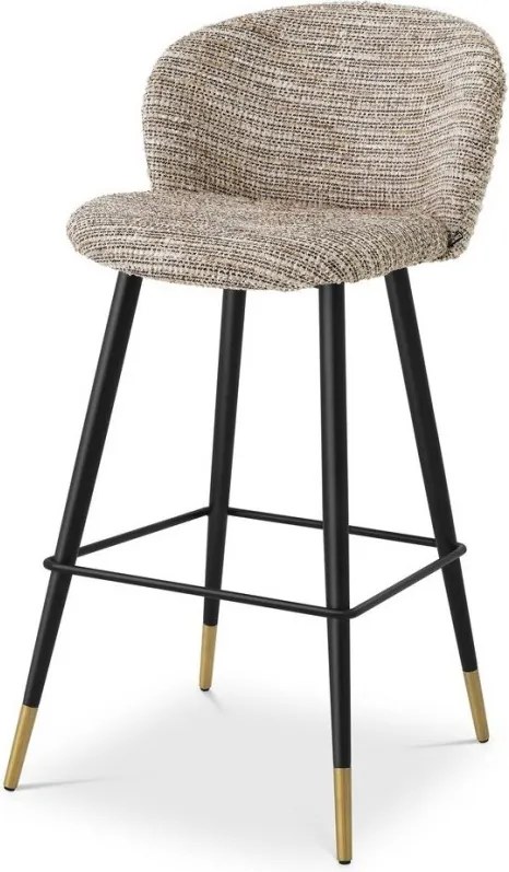 Scaun de bar design elegant LUX Volante, bej mademoiselle 115735 HZ