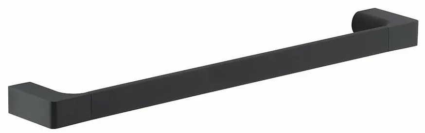 GEDY PI214514 Pirenei suport pentru prosoape 45 x6,6 cm, negru mat