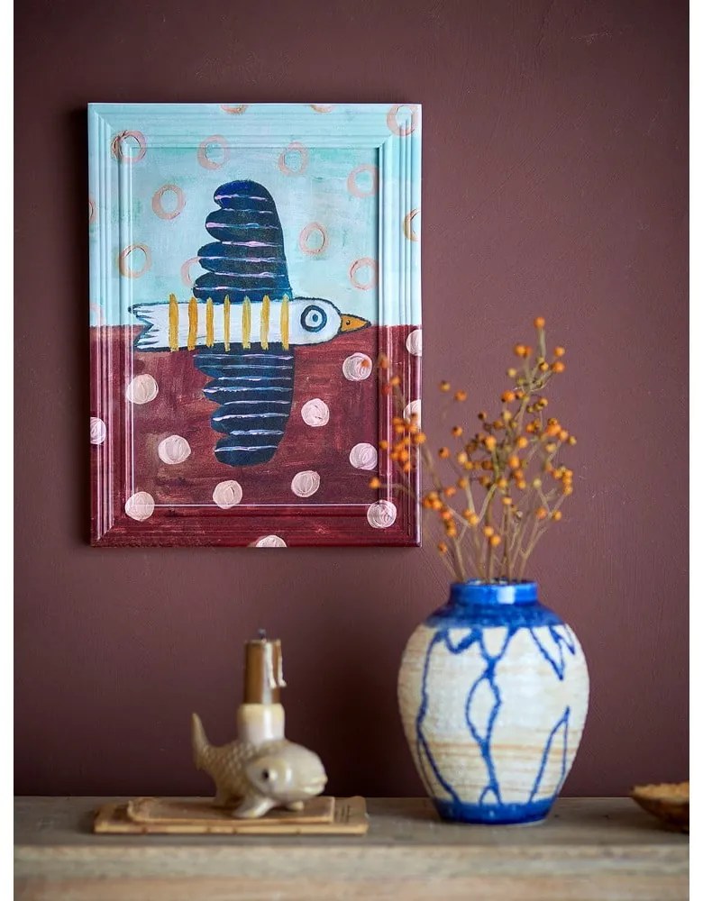 Tablou 22,5x30 cm Brett birdy – Bloomingville