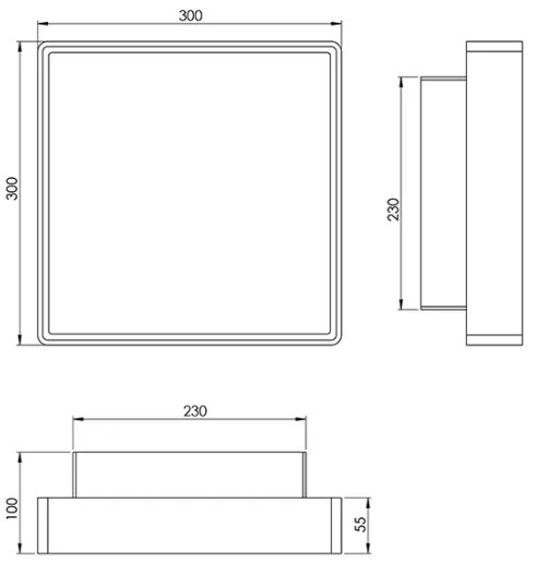 Fabas 3233-65-102 - Iluminat tehnic OBAN 2xE27/30W/230V IP65