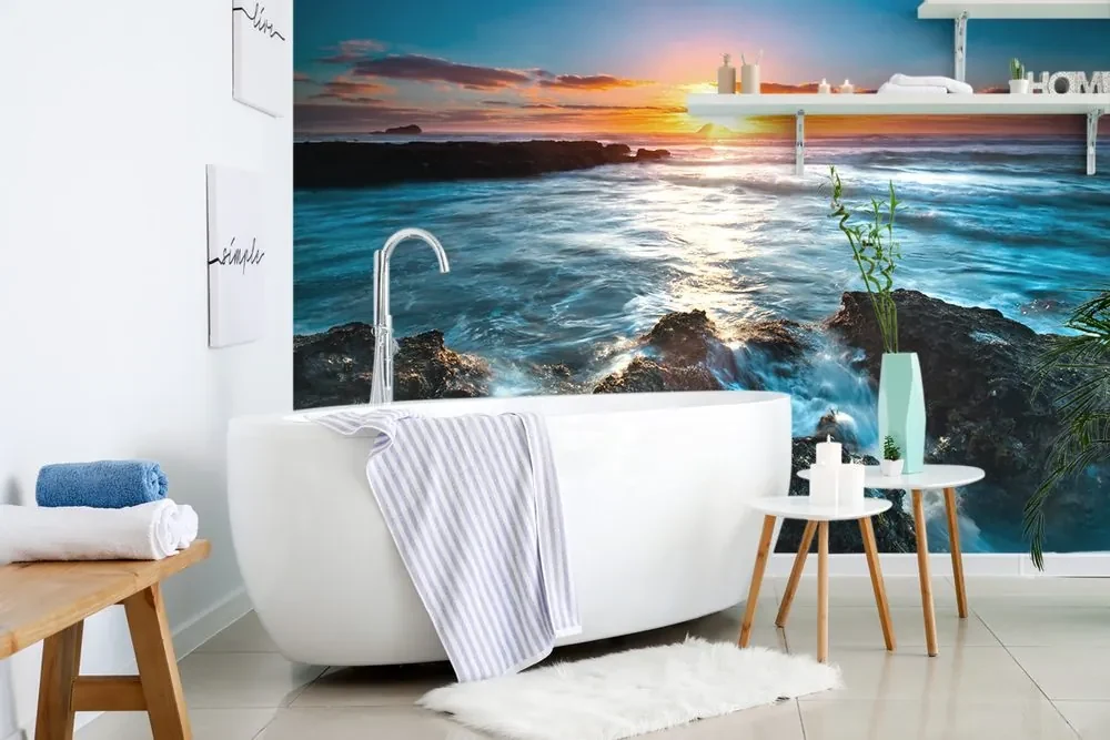Fototapet apus de soare romantic