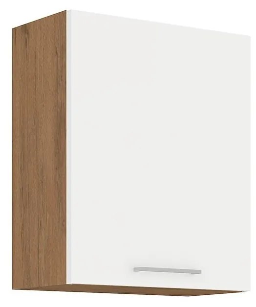 Dulap superior de bucătărie 60 G-72 1F Woody (Stejar lancelot + Alb lucios). 1070040